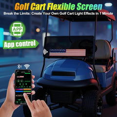 Golf Cart Flexible Screen