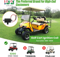 10L0L Ignition Coil for EZGO 2 Cycle Gas 1981–1994