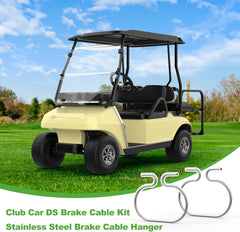 Golf Cart Brake Cable Hanger for Club Car DS 1998-Up Gas Stainless Steel