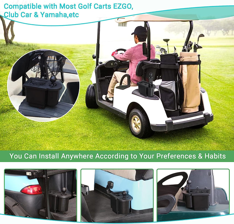 Golf Cart Ball Washer and Club Cleaning Kit Golf Cart Universal Accessories - 10L0L