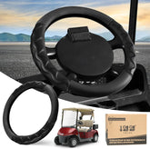 10L0L 13 Inch Golf Cart Steering Wheel Covers Black