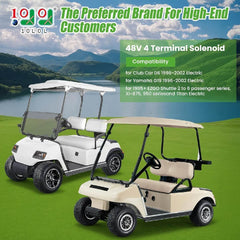 48V Golf Cart Solenoid 4 Terminal