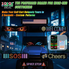 10L0L Golf Cart Programmable Dynamic Sign