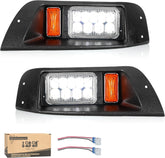 10L0L Golf Cart LED Headlight Kit for EZGO TXT