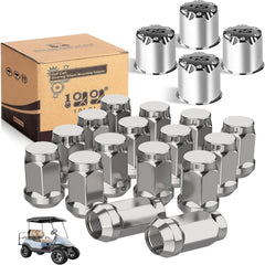 Universal 8, 10, 12-inch golf cart hub caps center hubcap