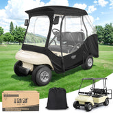 Club Car DS Golf Cart Enclosure Black