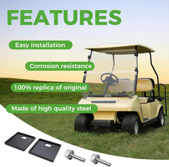 10L0L Golf Cart Front Top Strut Mount Pads Kit