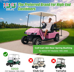 10L0L Golf Cart Rear Axle ISOMOUNT Bushings for EZGO TXT/Medalist