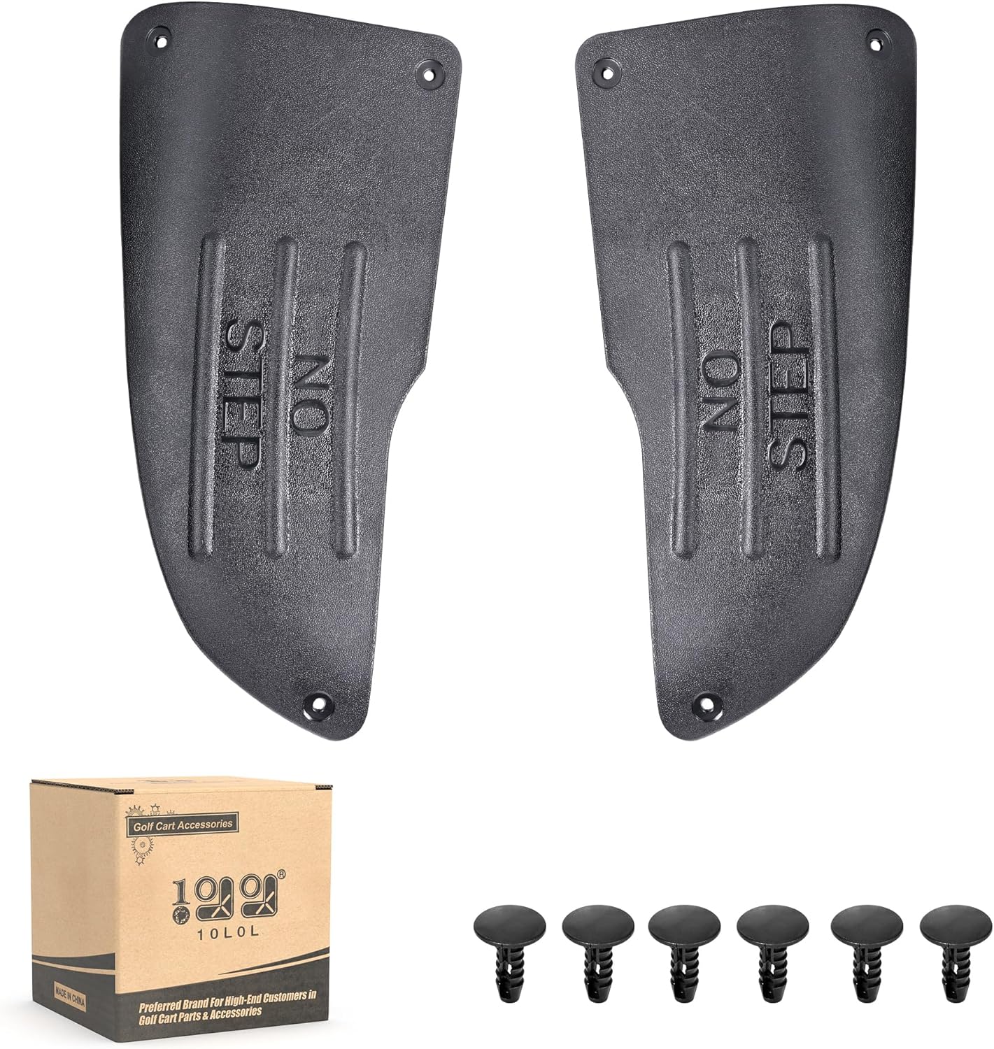 Golf Cart Rear Side Guard Set for EZGO RXV - OEM #601864 604865 601865 Replacement