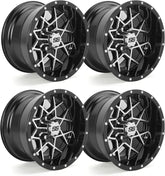 Golf Cart Wheels and Rims Lightweight Design 4 Pack