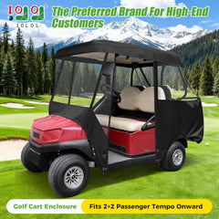 Golf cart Enclosure Fits 2+2 Passenger Tempo onward