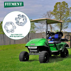 Golf Cart Hexagon Slotted Nut & Pinning for EZGO TXT 1976-Up