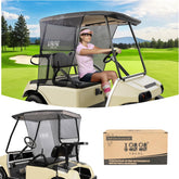 10L0L Golf Cart Sun Shade Cover Black