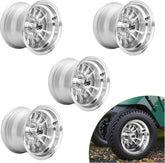 Silvery White Golf Cart Rims