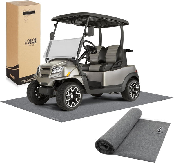 Golf Cart Mat Premium Garage Floor Mat for Club Car EZGO Yamaha - 10L0L