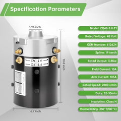 Golf Cart 48 Volt Advanced Electric Motor