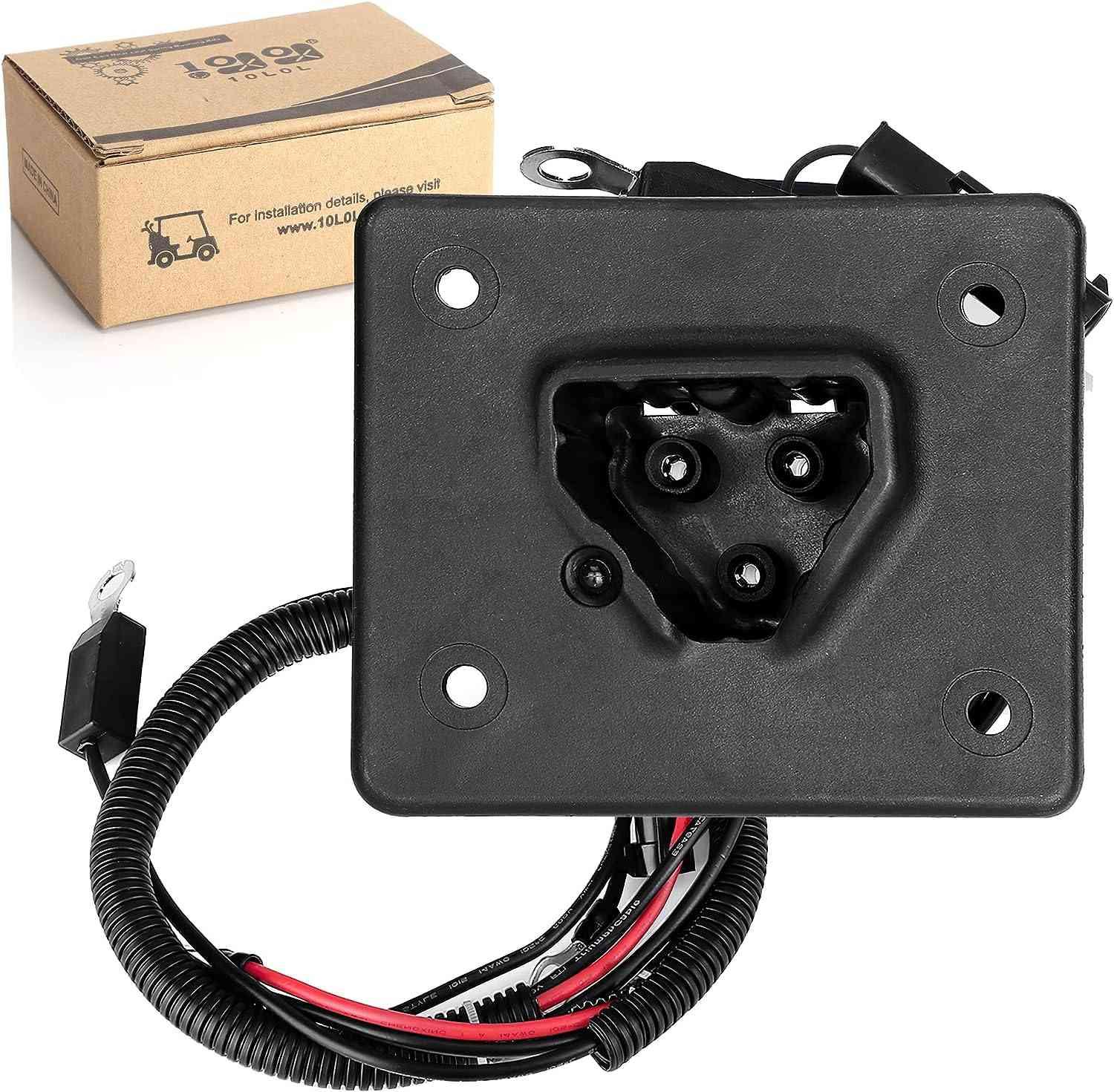 thumbnail image 2 of EZGO TXT RXV Charger Port Cover Plate Adapter For Lithium Battery 48V 120 Plug 2 of 5