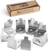 Golf cart wheel hub cap snap-on clip