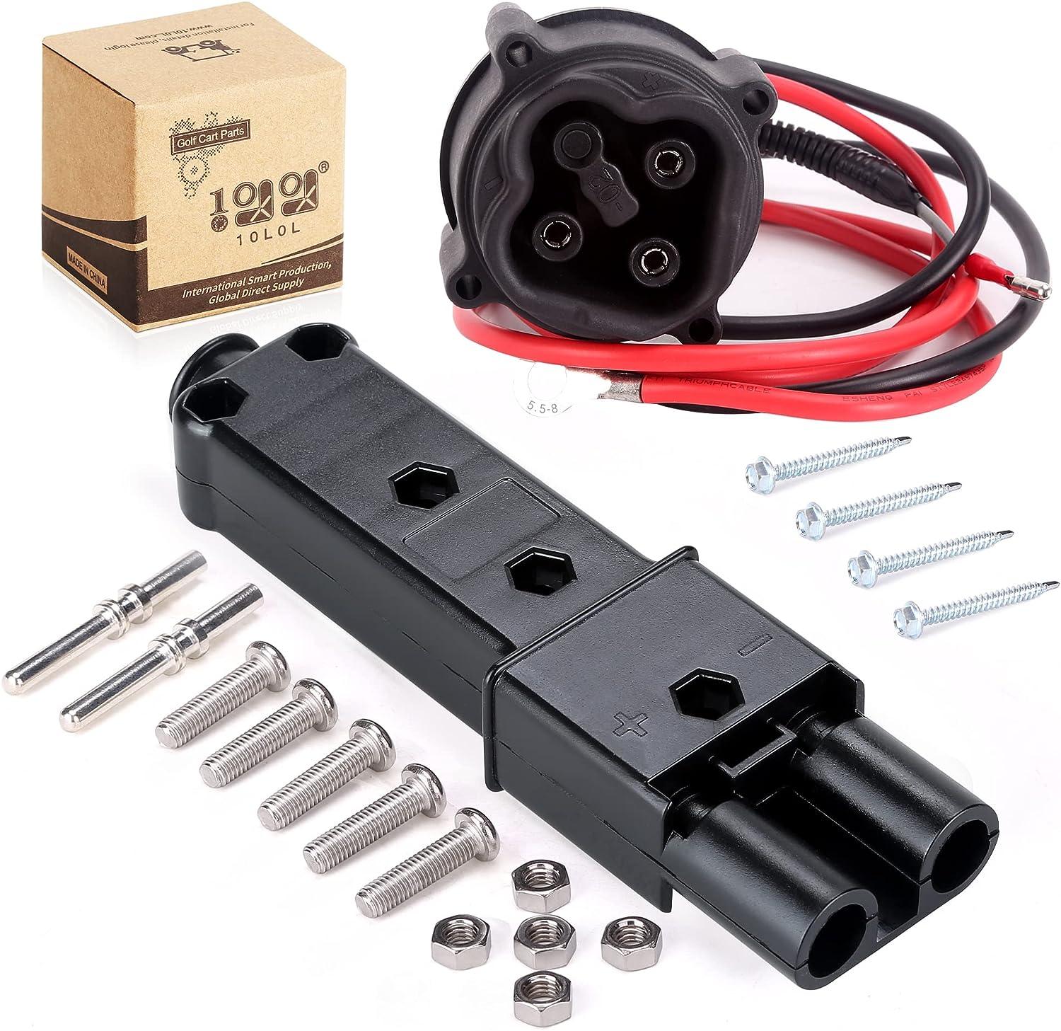 Golf Cart MAC DC 48V Charger Plug & Powerwise