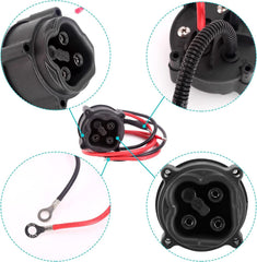 10L0L Golf Cart MAC DC 48V Charger Plug & Powerwise