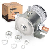 10L0L Max 200A 12V Solenoid Relay for Golf Cart, Marine, Winch, 3 Terminal Continuous Duty