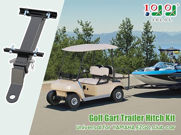 The Golf Cart Trailer Hitch, your cart's savior when it breaks down