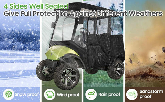 10L0L Golf Cart Enclosures a must-have item for winter driving - 10L0L