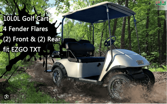 10L0L Golf Cart Fender Flares installation - 10L0L