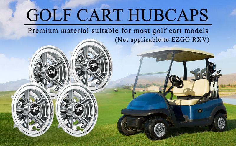 10L0L Premium Golf Cart Hub Caps You Must Have