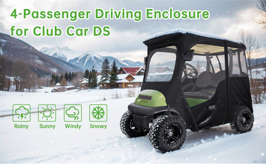 The Right Way to Use and Not Use a Golf Cart in Winter