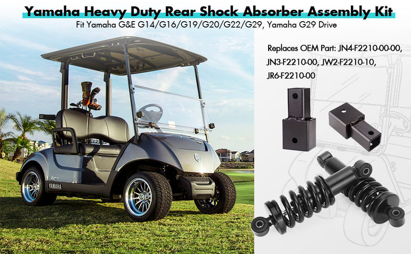 5steps tests golf cart shock absorbers for shock absorption