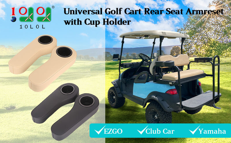 5-Point Golf Cart Armrests Enhance the Driving Experience