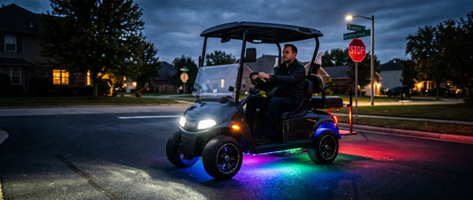 5 Easy Upgrades to Make Your Golf Cart Street Legal (And Stand Out at Night)