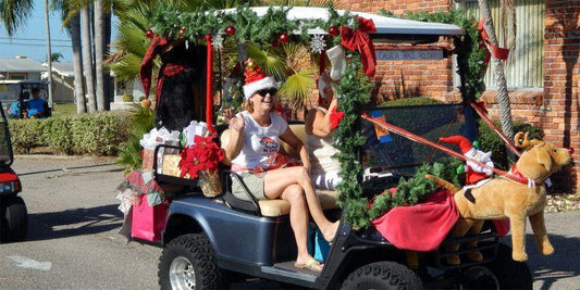 5 Steps to DIY Your Golf Cart for Christmas - 10L0L