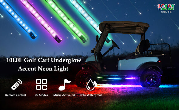 How to install golf cart LED light strips