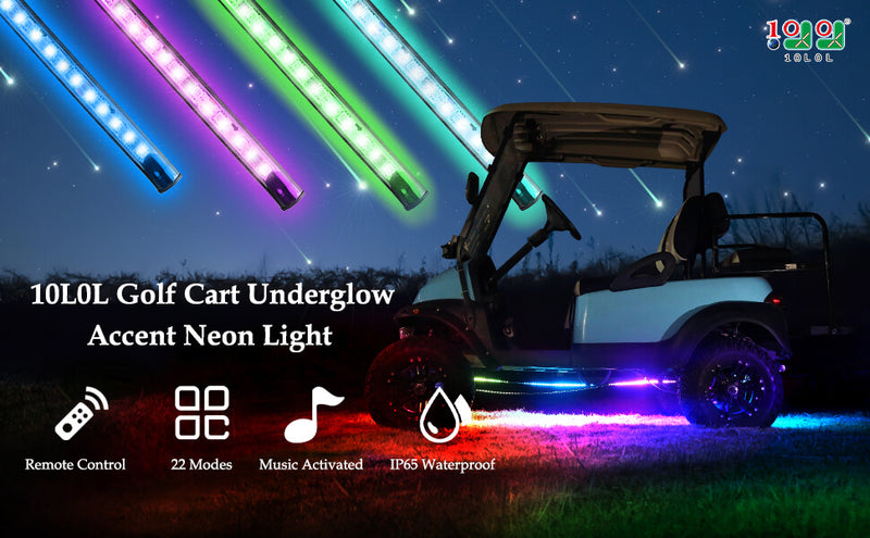 How to install golf cart LED light strips