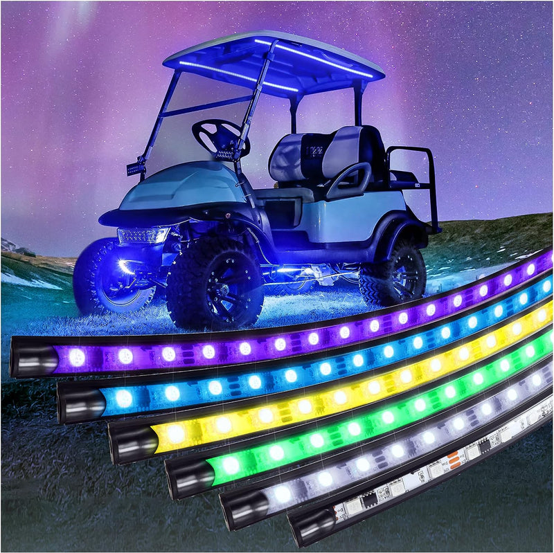 How to connect LED lights to golf cart?