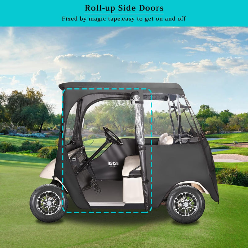 Golf Cart Enclosures with Doors