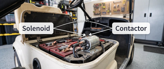 Solenoid vs Contactor: What's the Difference in Golf Carts?