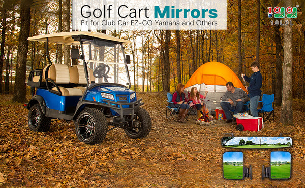 Enhance Safety and Visibility with Golf Cart Side Mirrors from 10L0L