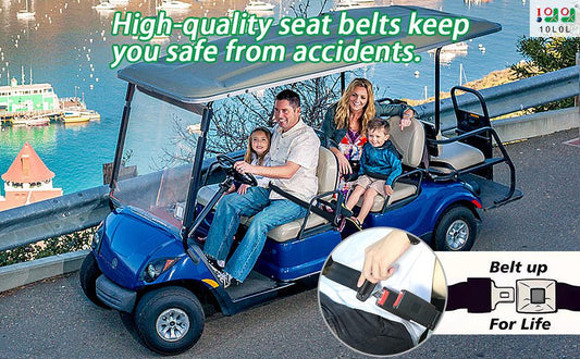 About 10L0L Golf Cart Seat Blets from Mark Crossfield Evaluation Reports - 10L0L