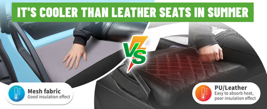 Leather or Knitted? The 8-Factor Guide to Choosing Your Golf Cart Seat Covers