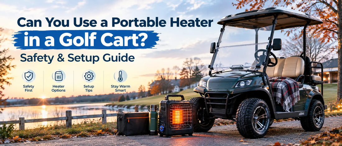 Can You Use a Portable Heater in a Golf Cart?