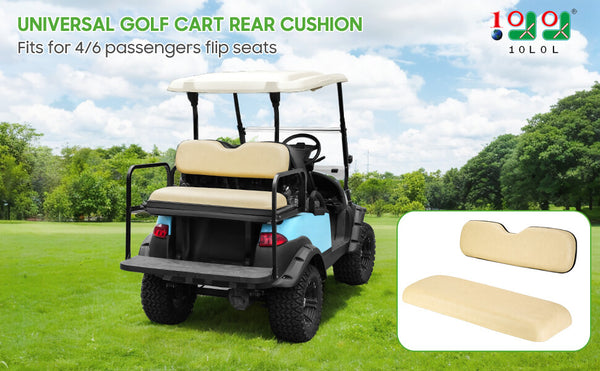 How do you get mold and mildew off golf cart seats?