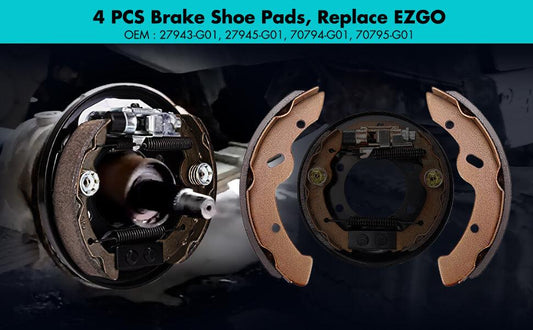 Enhance Golf Cart Braking Performance with 10L0L Brake Pads