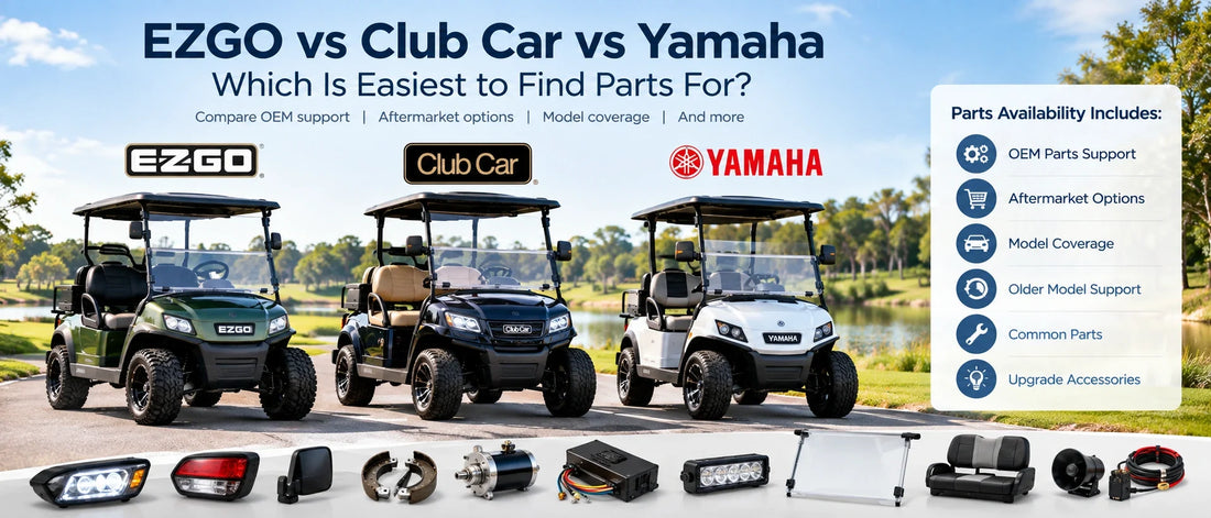 EZGO vs Club Car vs Yamaha: Which Golf Cart Has the Best Parts Availability?