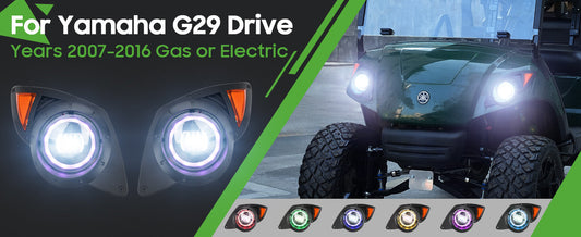 Upgrade Your Yamaha G29 Drive with RGB Music Sync Golf Cart Lights