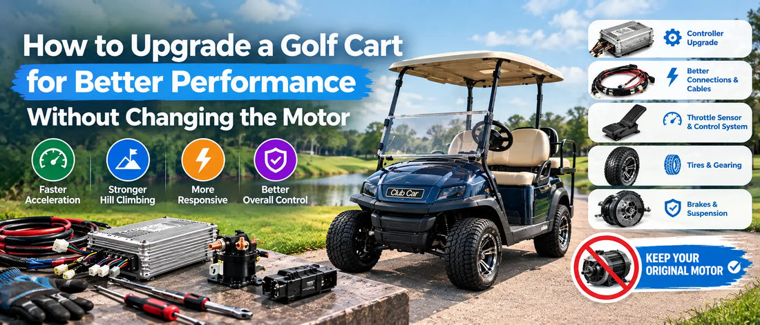 How to Upgrade a Golf Cart for Better Performance Without Changing the Motor