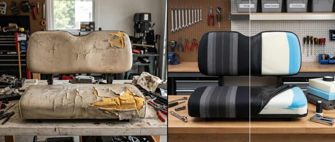 Golf Cart Seat Cushion vs Seat Cover: Which Upgrade Makes a Bigger Difference?