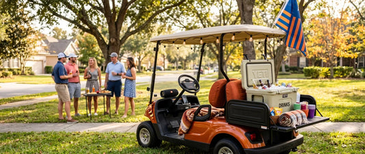 How to Prep Your Golf Cart for the Perfect Neighborhood Tailgating Party